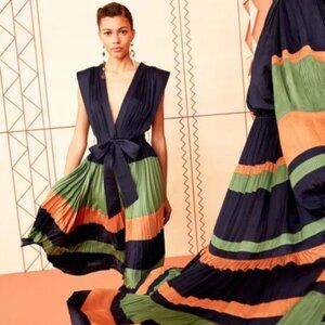 NWOT ULLA JOHNSON Maysha Maxi Dress in Midnight S $745